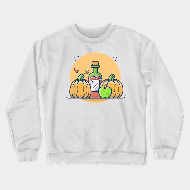 Happy Day Happy Give Thanks Crewneck Sweatshirt by UpDown MyWorld